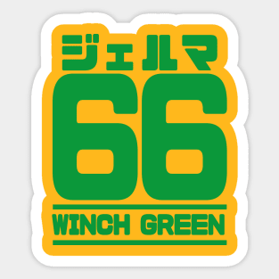 Germa 66, Winch Green Sticker